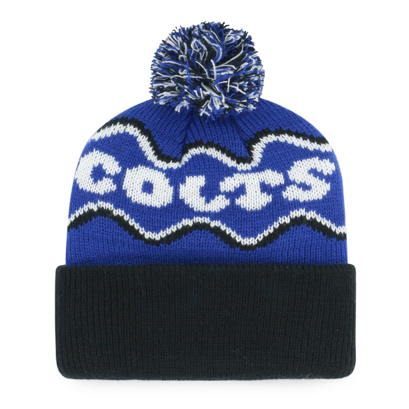 INDIANAPOLIS COLTS SQUIGGLE SCRIPT '47 KID'S CUFF KNIT