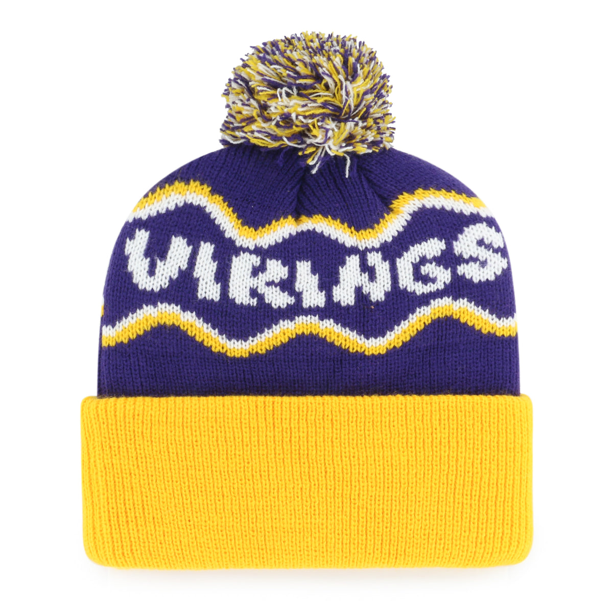 MINNESOTA VIKINGS SQUIGGLE SCRIPT '47 KID'S CUFF KNIT