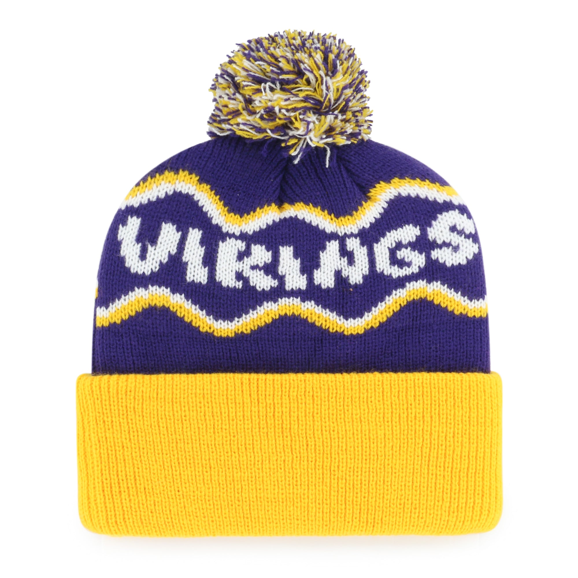 MINNESOTA VIKINGS SQUIGGLE SCRIPT '47 KID'S CUFF KNIT