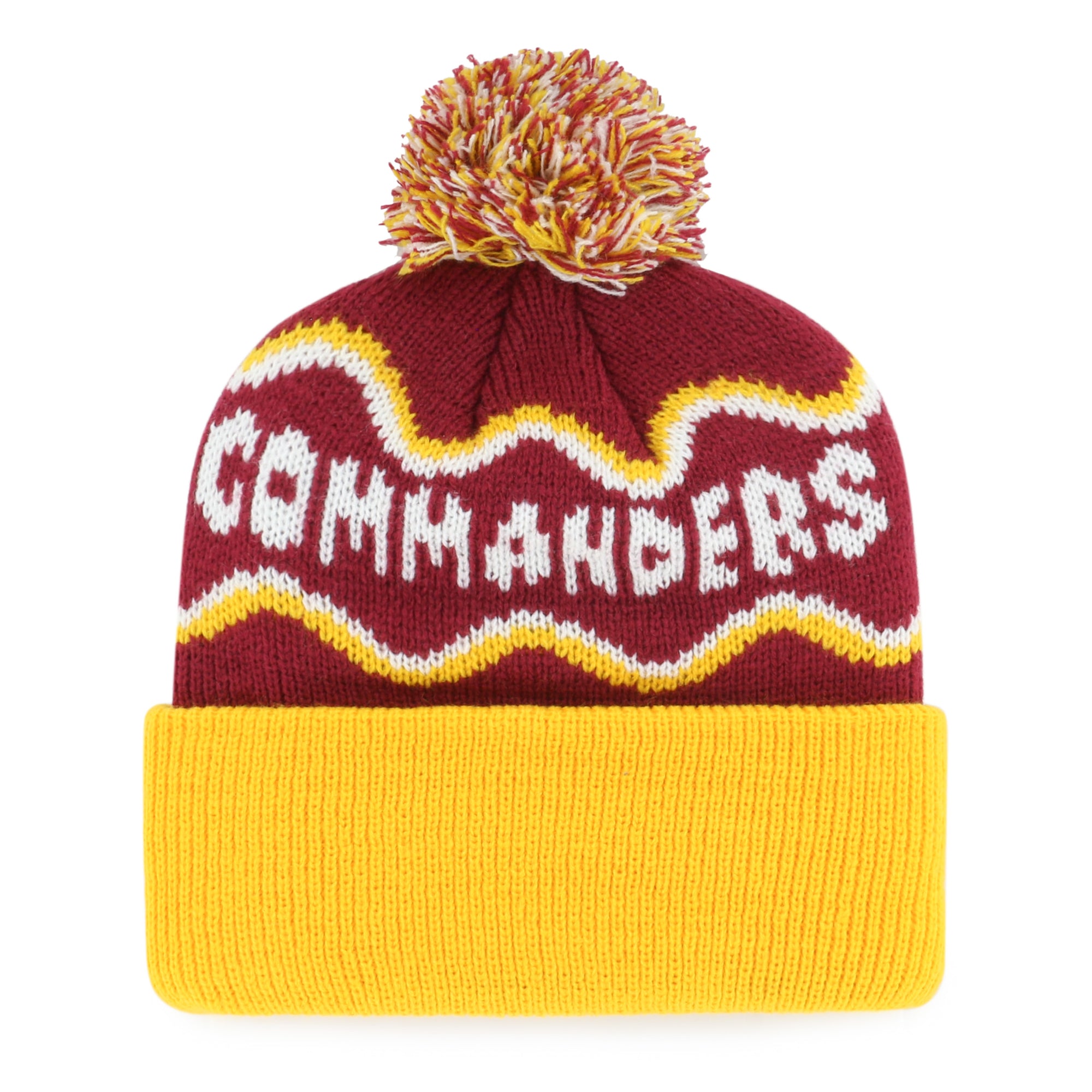 WASHINGTON COMMANDERS SQUIGGLE SCRIPT '47 KID'S CUFF KNIT