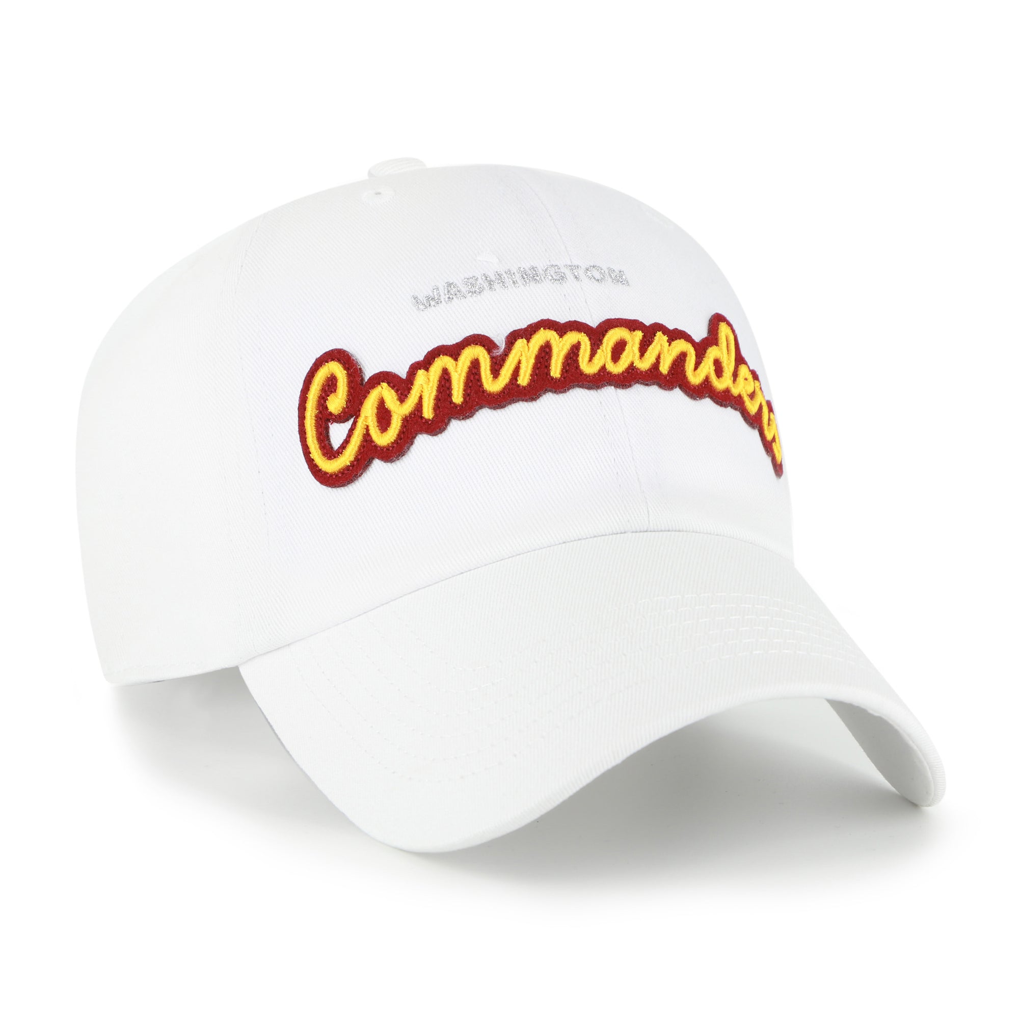 WASHINGTON COMMANDERS TRENDY SCRIPT '47 WOMEN'S CLEAN UP