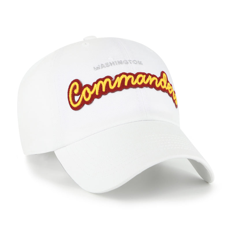 WASHINGTON COMMANDERS TRENDY SCRIPT '47 WOMEN'S CLEAN UP