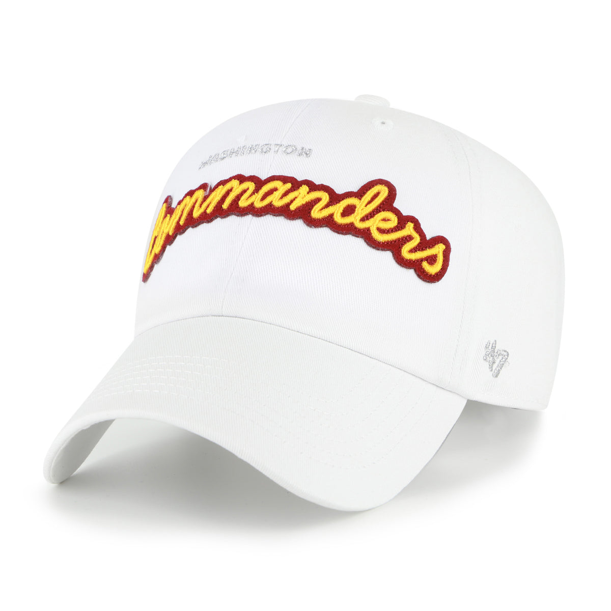 WASHINGTON COMMANDERS TRENDY SCRIPT '47 WOMEN'S CLEAN UP