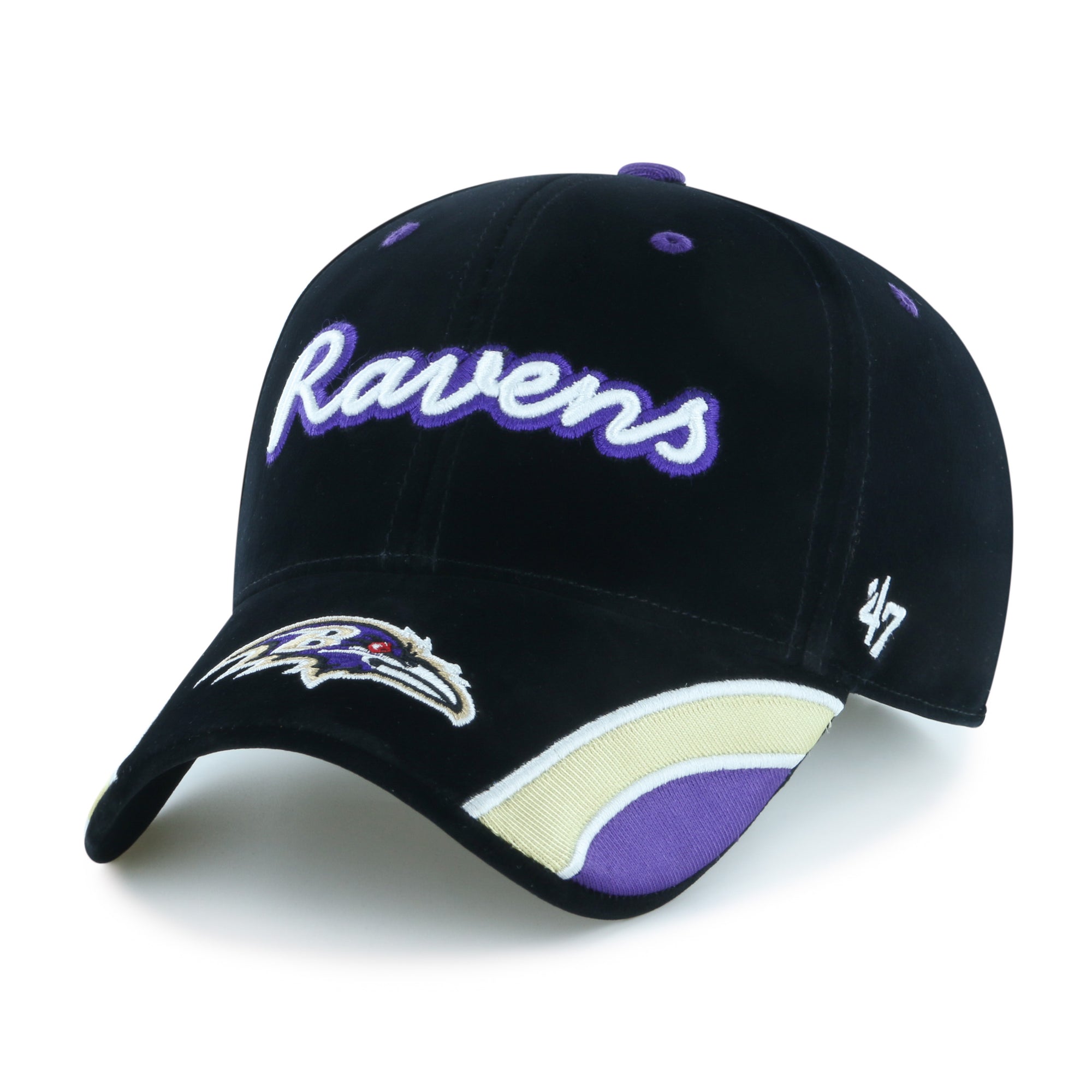 BALTIMORE RAVENS VELVET DENIM SCRIPT '47 WOMEN'S  MVP