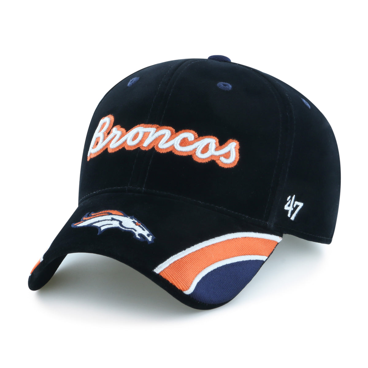 DENVER BRONCOS VELVET DENIM SCRIPT '47 WOMEN'S MVP
