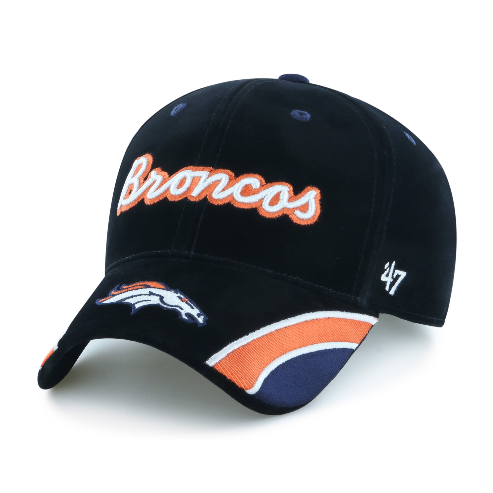 DENVER BRONCOS VELVET DENIM SCRIPT '47 WOMEN'S MVP