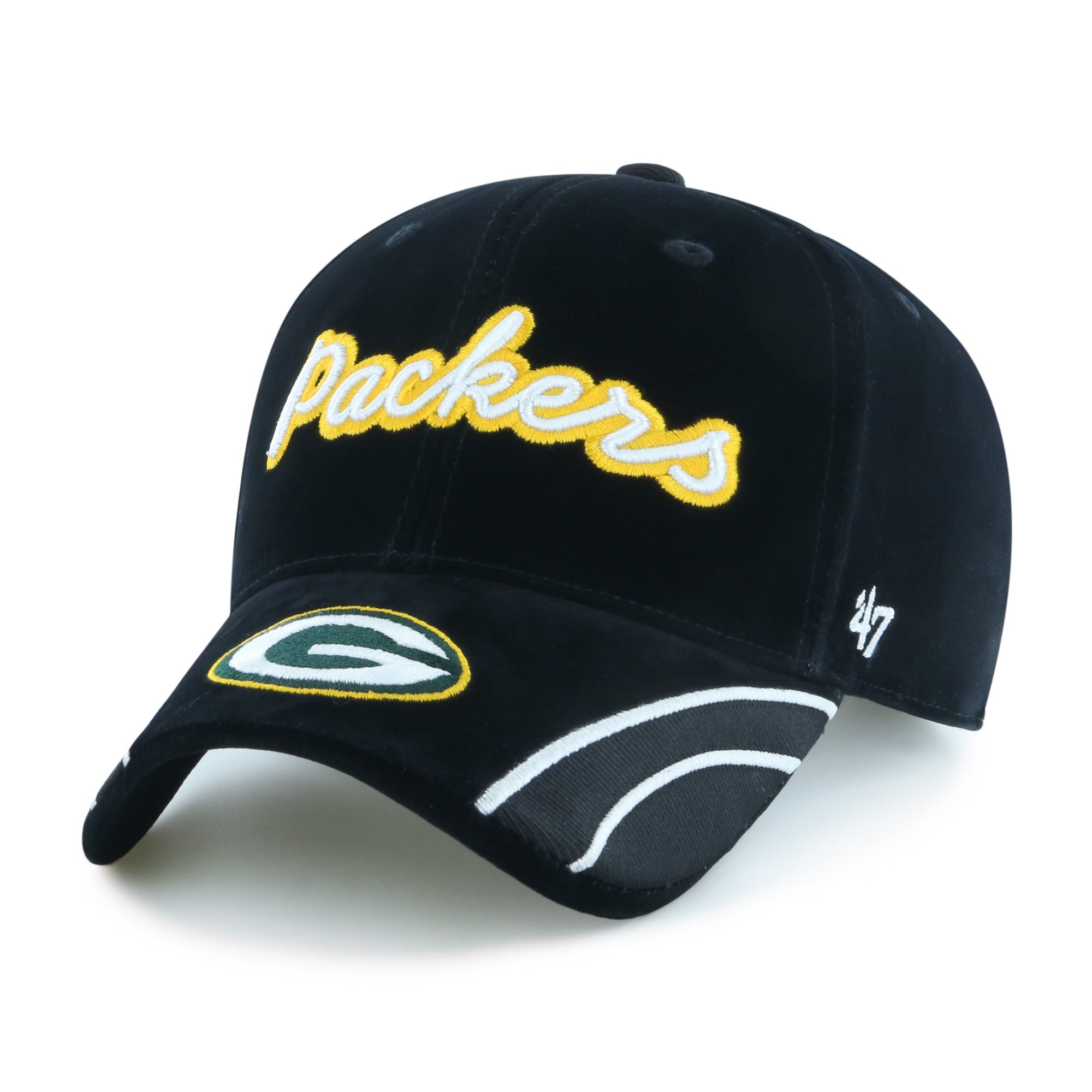 GREEN BAY PACKERS VELVET DENIM SCRIPT '47 WOMEN'S MVP