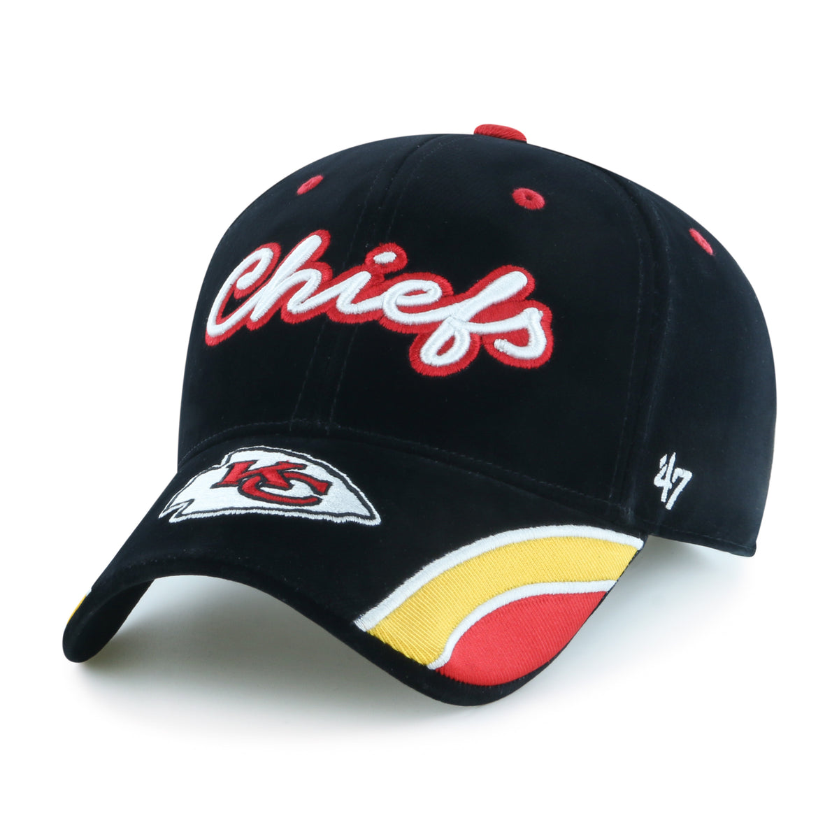 KANSAS CITY CHIEFS VELVET DENIM SCRIPT '47 WOMEN'S MVP