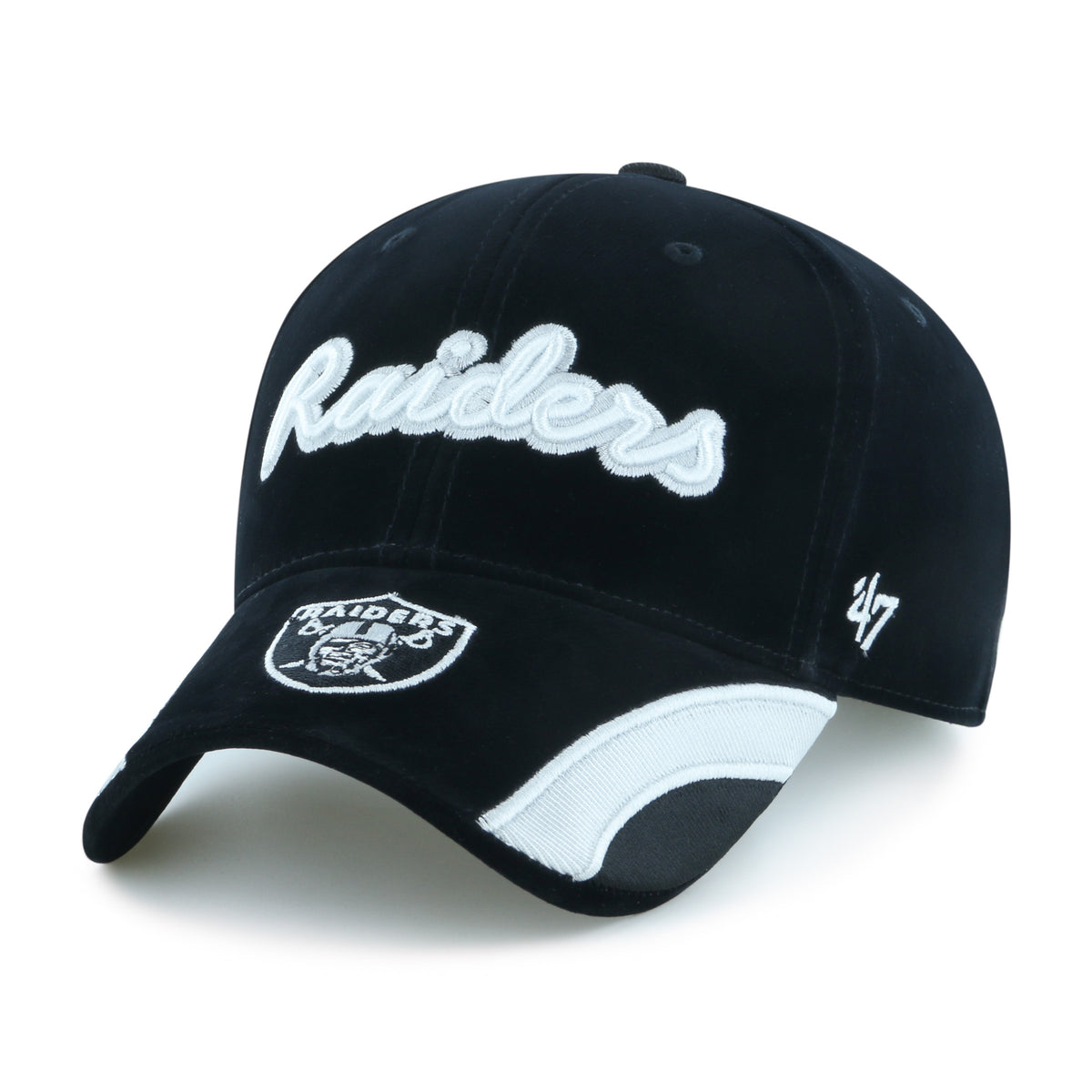 LAS VEGAS RAIDERS VELVET DENIM SCRIPT '47 WOMEN'S  MVP