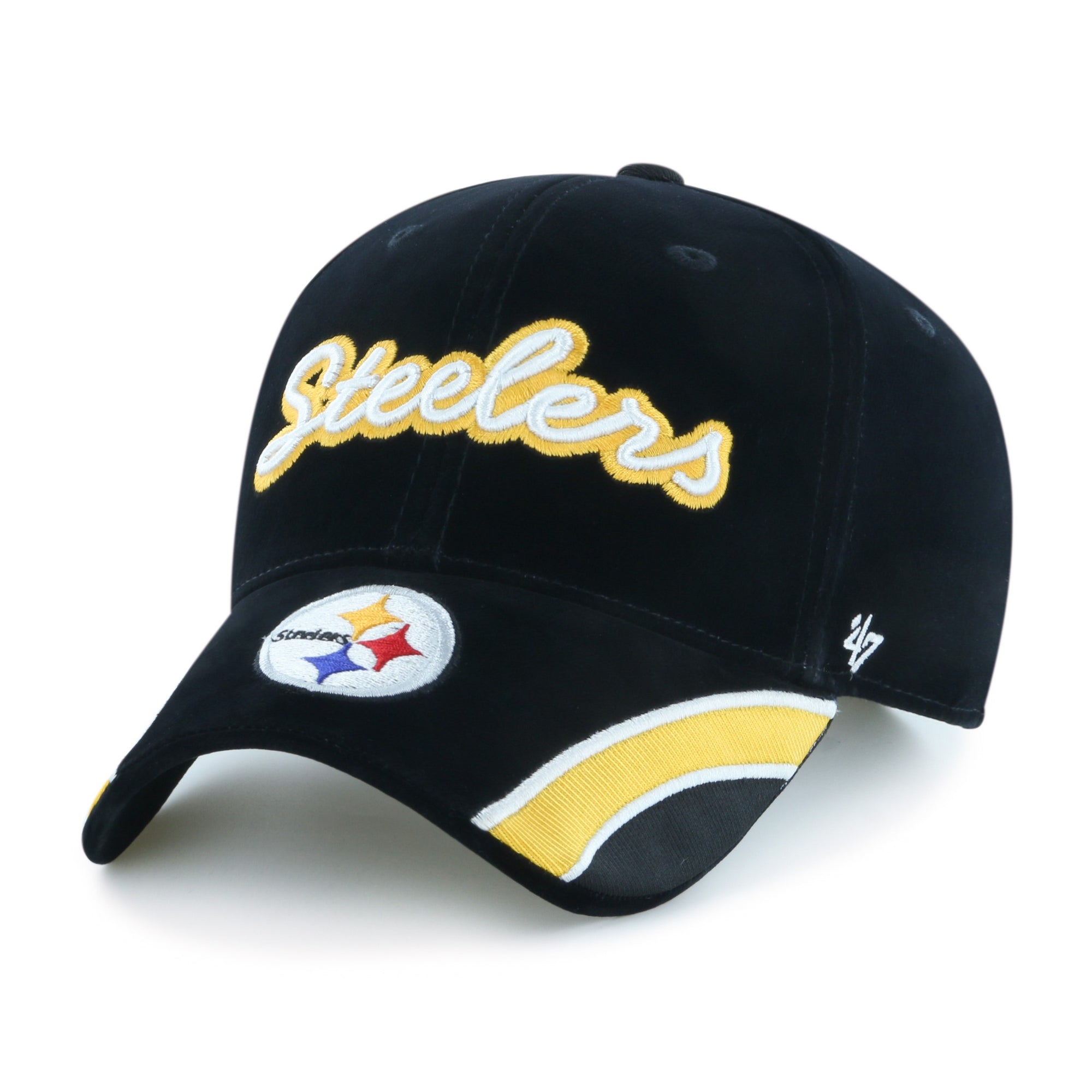 PITTSBURGH STEELERS VELVET DENIM SCRIPT '47 WOMEN'S MVP
