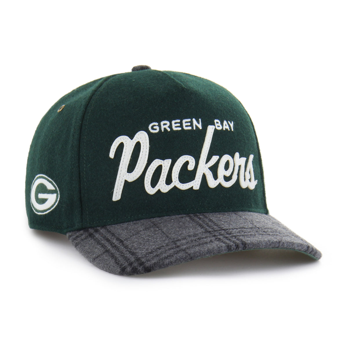 GREEN BAY PACKERS WINDOWPANE PLAID '47 HITCH RF RELAXED FIT