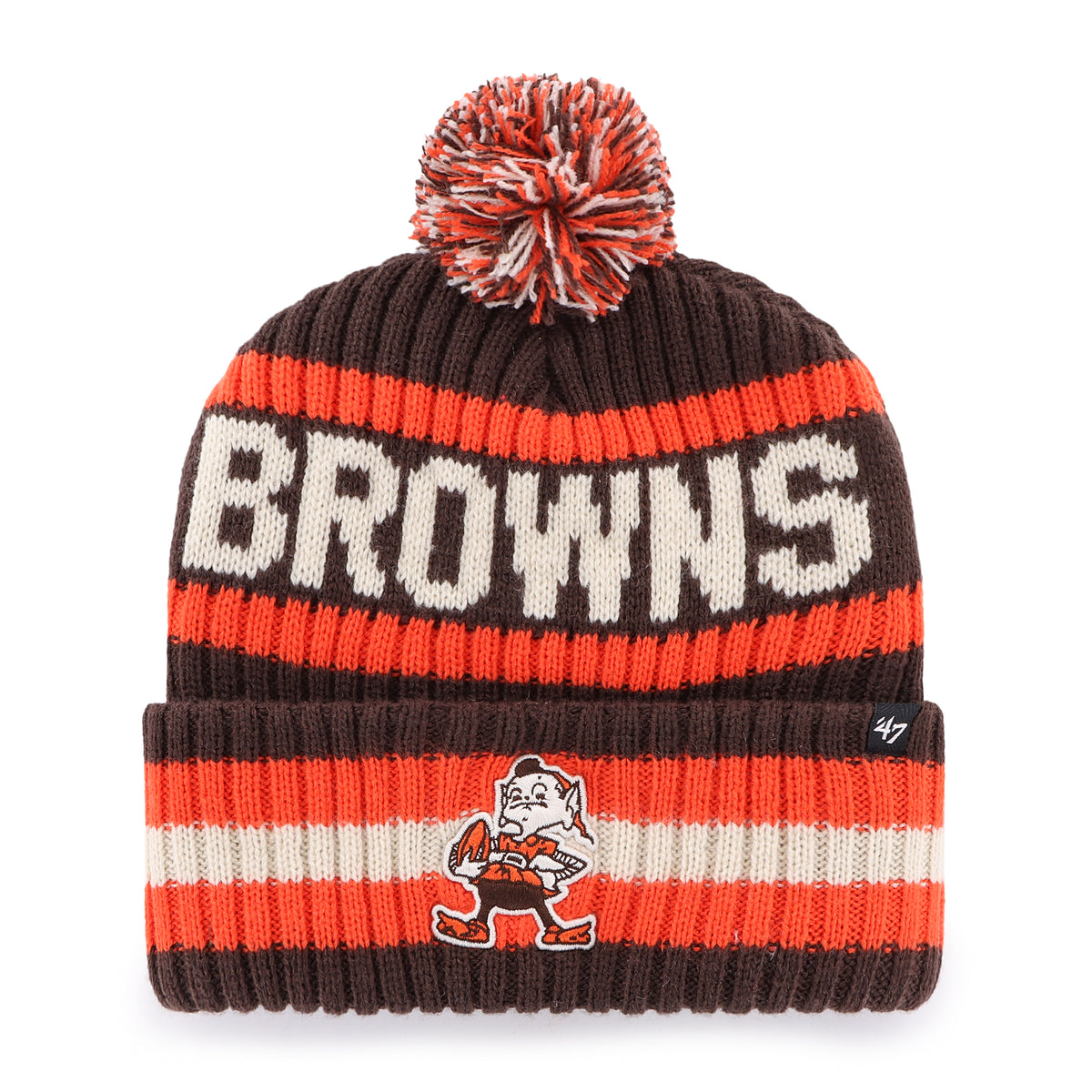CLEVELAND BROWNS HISTORIC BERING '47 CUFF KNIT
