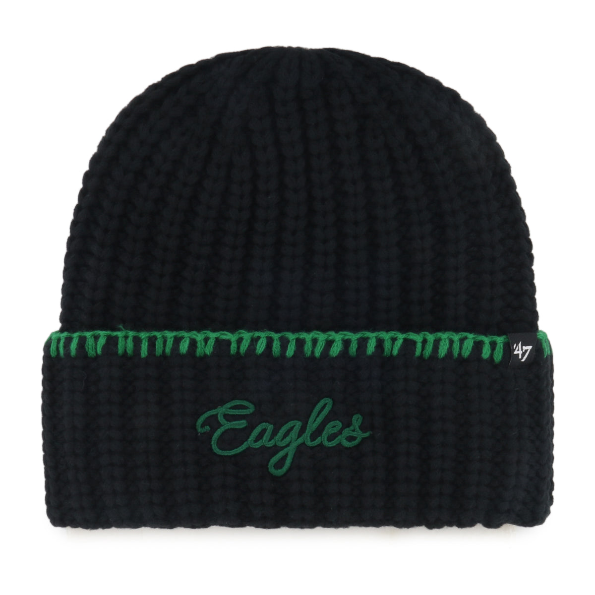 PHILADELPHIA EAGLES HISTORIC BLANKET STITCH '47 WOMEN'S CUFF KNIT
