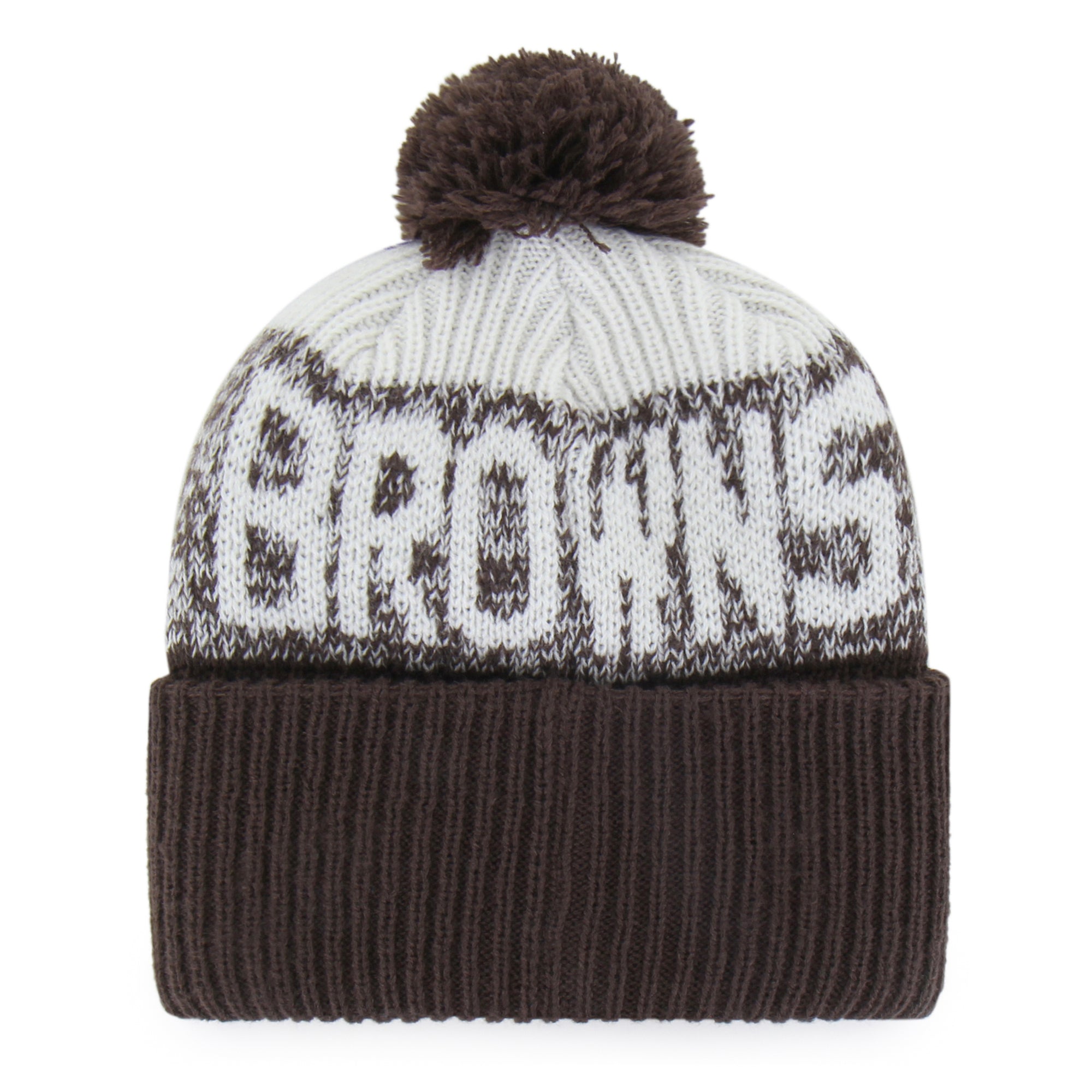 Cleveland Browns Historic Bone Chill '47 Cuff Knit