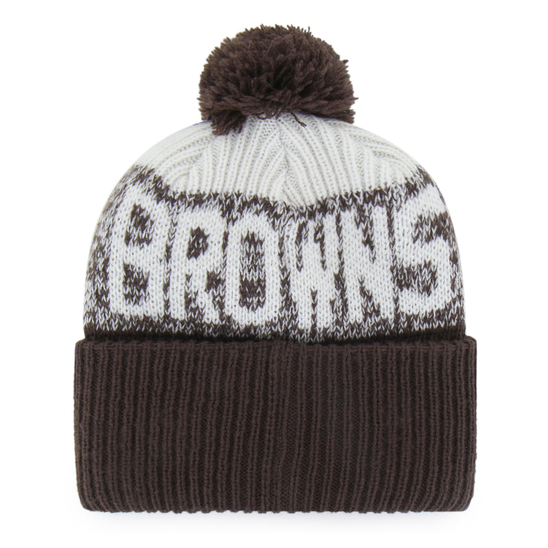 Cleveland Browns Historic Bone Chill '47 Cuff Knit