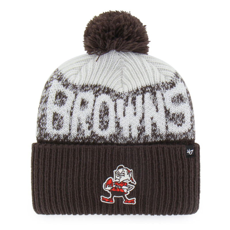 Cleveland Browns Historic Bone Chill '47 Cuff Knit