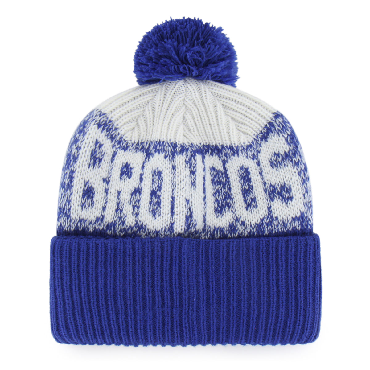 Denver Broncos Historic Bone Chill '47 Cuff Knit