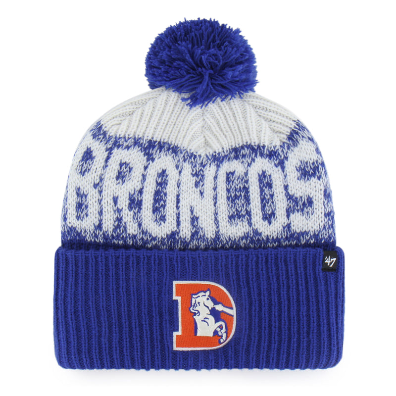 Denver Broncos Historic Bone Chill '47 Cuff Knit