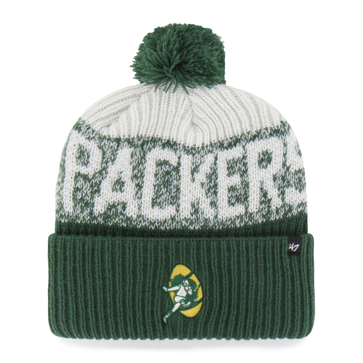 Green Bay Packers Historic Bone Chill '47 Cuff Knit