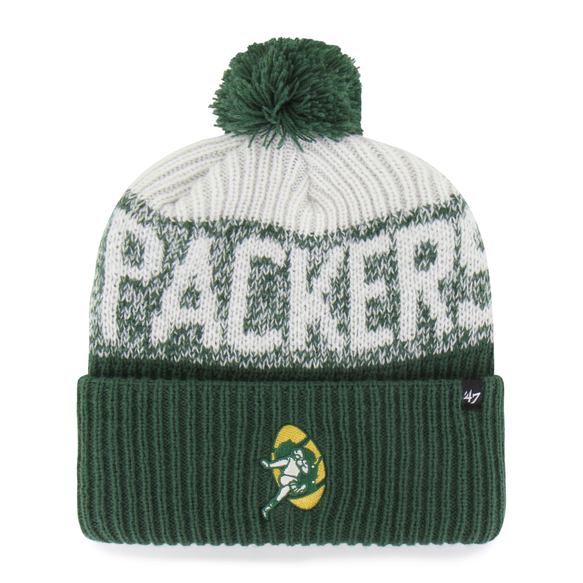 Green Bay Packers Historic Bone Chill '47 Cuff Knit