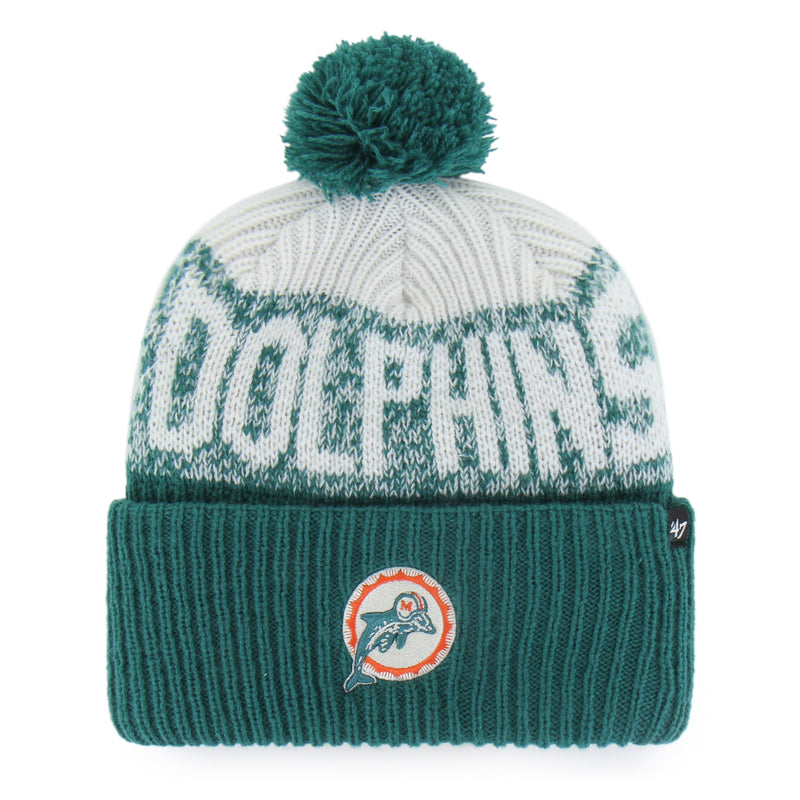 Miami Dolphins Historic Bone Chill '47 Cuff Knit
