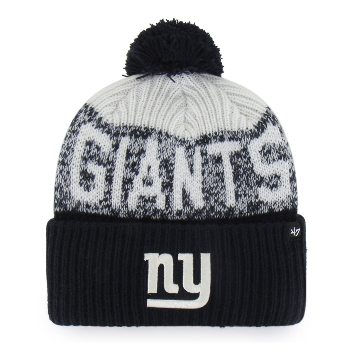 New York Giants Historic Bone Chill '47 Cuff Knit