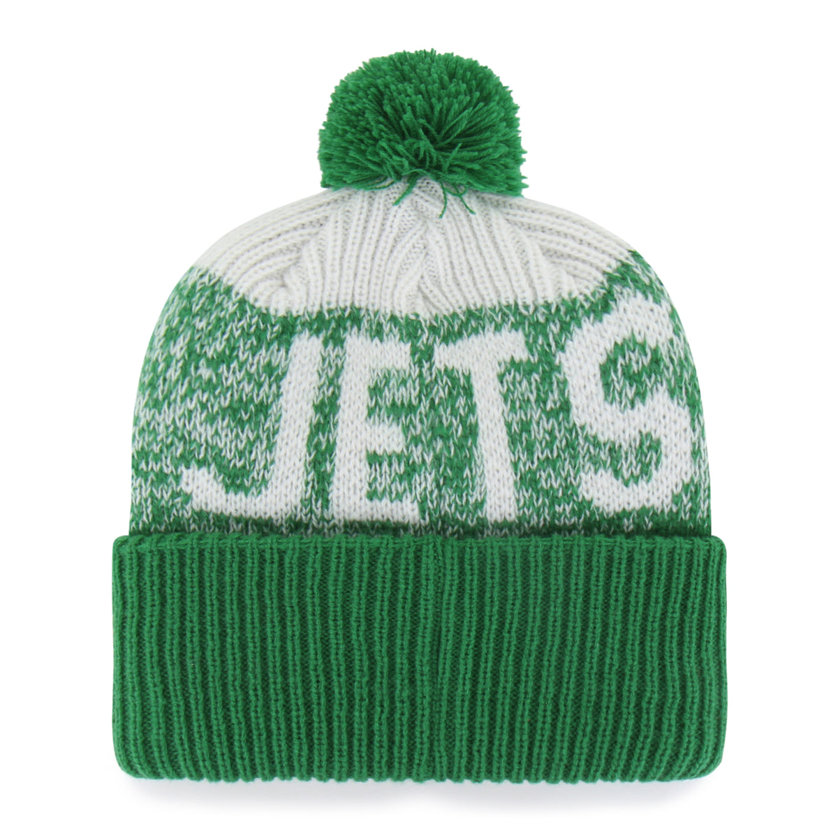 New York Jets Historic Bone Chill '47 Cuff Knit
