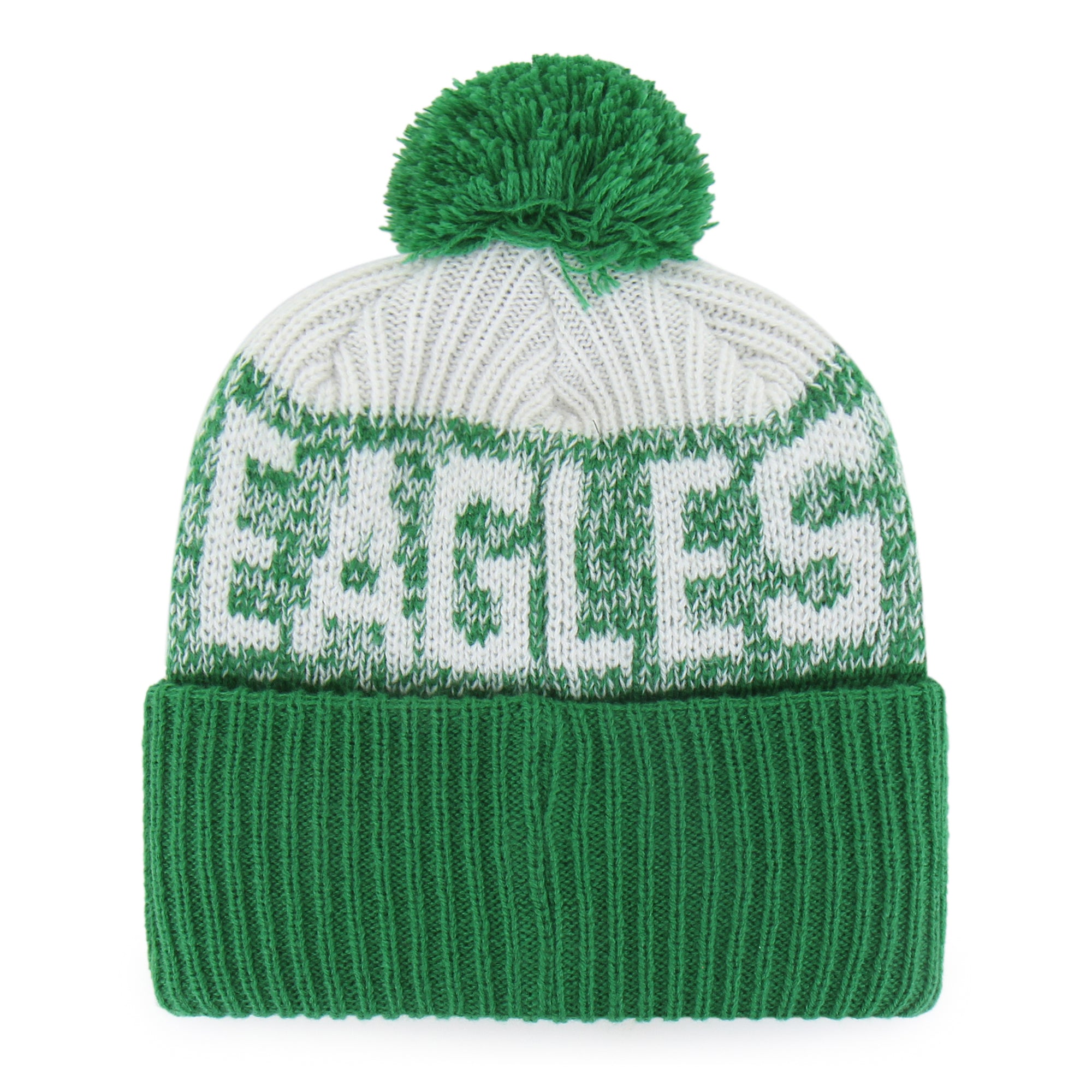 Philadelphia Eagles Historic Bone Chill '47 Cuff Knit