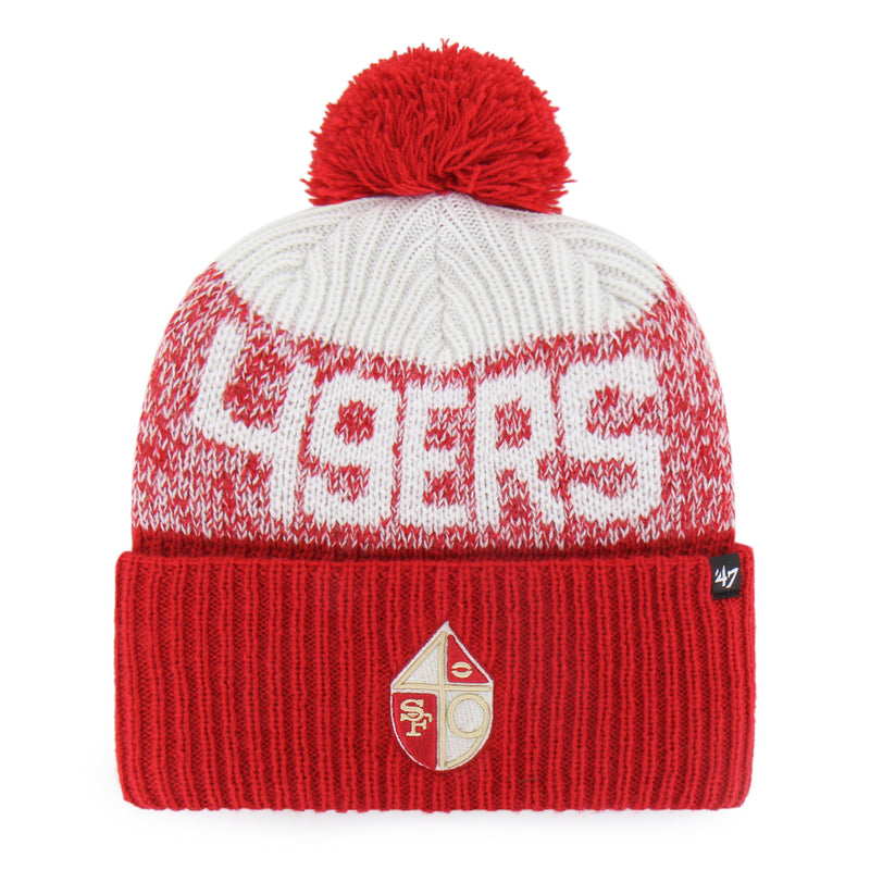 San Francisco 49ers Historic Bone Chill '47 Cuff Knit