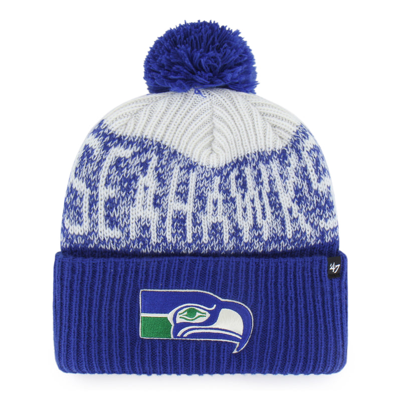 Seattle Seahawks Historic Bone Chill '47 Cuff Knit