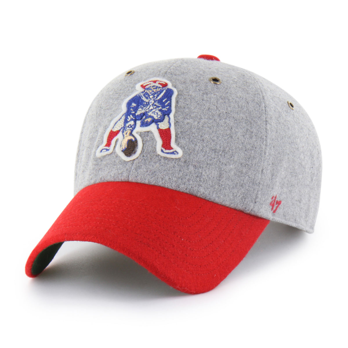 NEW ENGLAND PATRIOTS HISTORIC GRANDSTAND TWO TONE '47 CLEAN UP