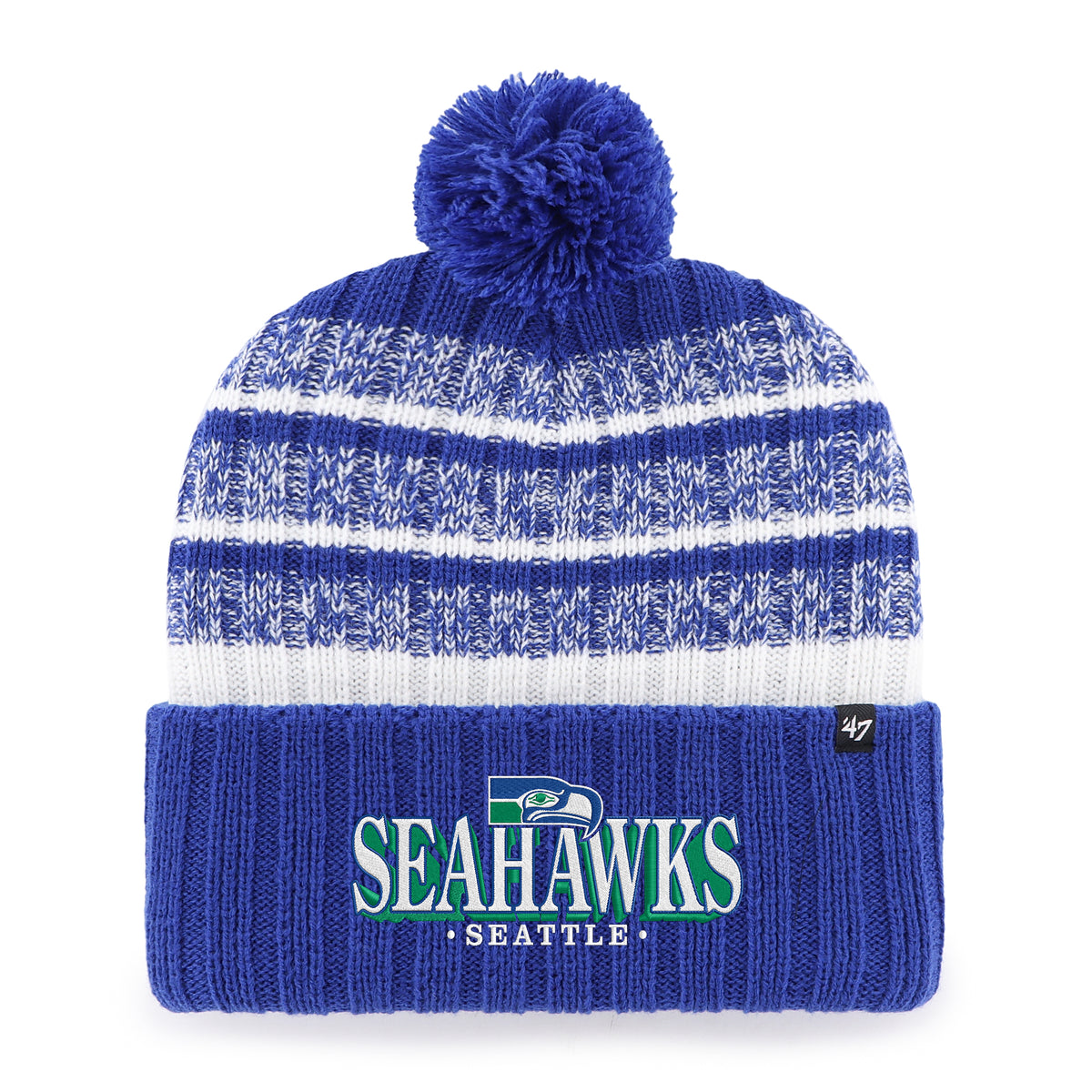 SEATTLE SEAHAWKS HISTORIC GRAPHIC TAVERN '47 CUFF KNIT