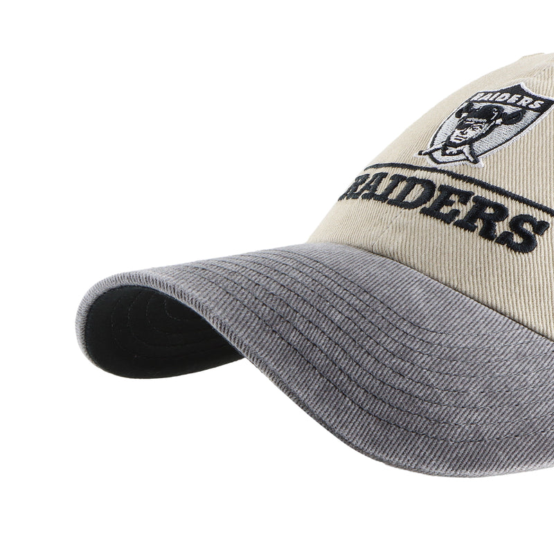 LAS VEGAS RAIDERS HISTORIC LOGO LINE TWO TONE '47 CLEAN UP