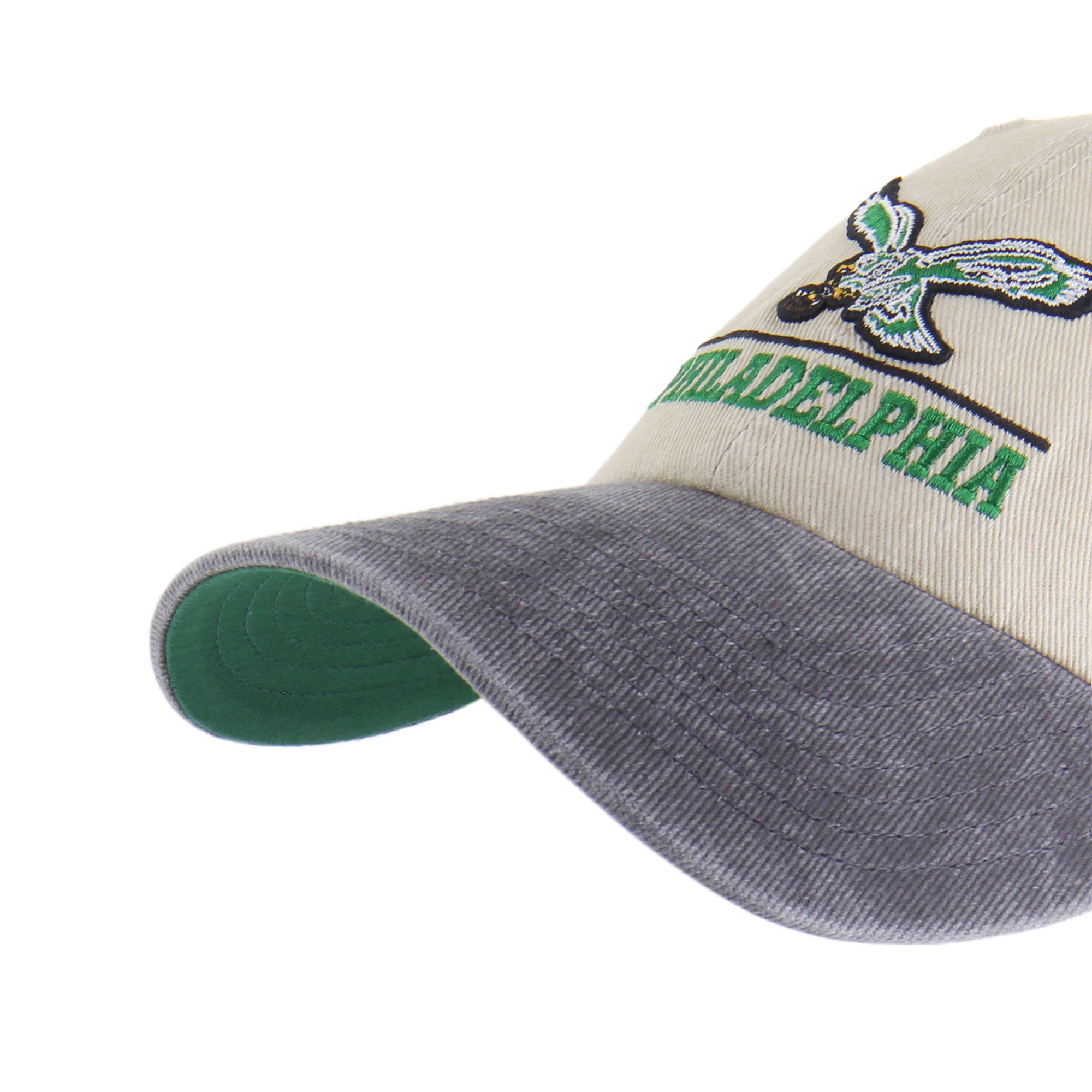 PHILADELPHIA EAGLES HISTORIC LOGO LINE TWO TONE '47 CLEAN UP