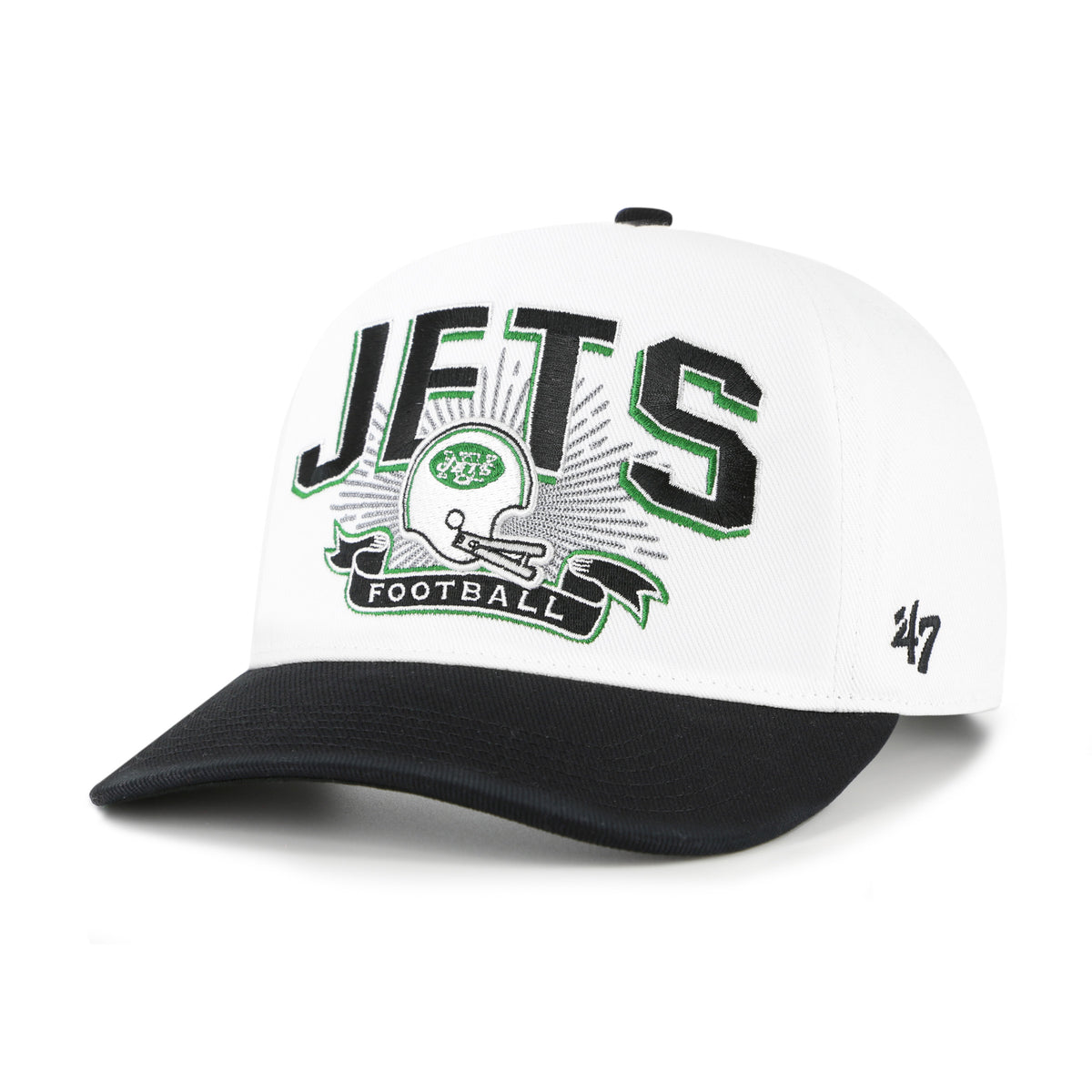 NEW YORK JETS HISTORIC PRIME PLAY '47 HITCH RF RELAXED FIT