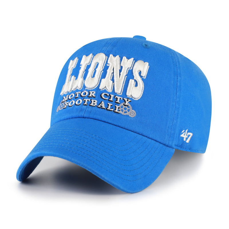 DETROIT LIONS HISTORIC SCRIPT SIDE '47 CLEAN UP