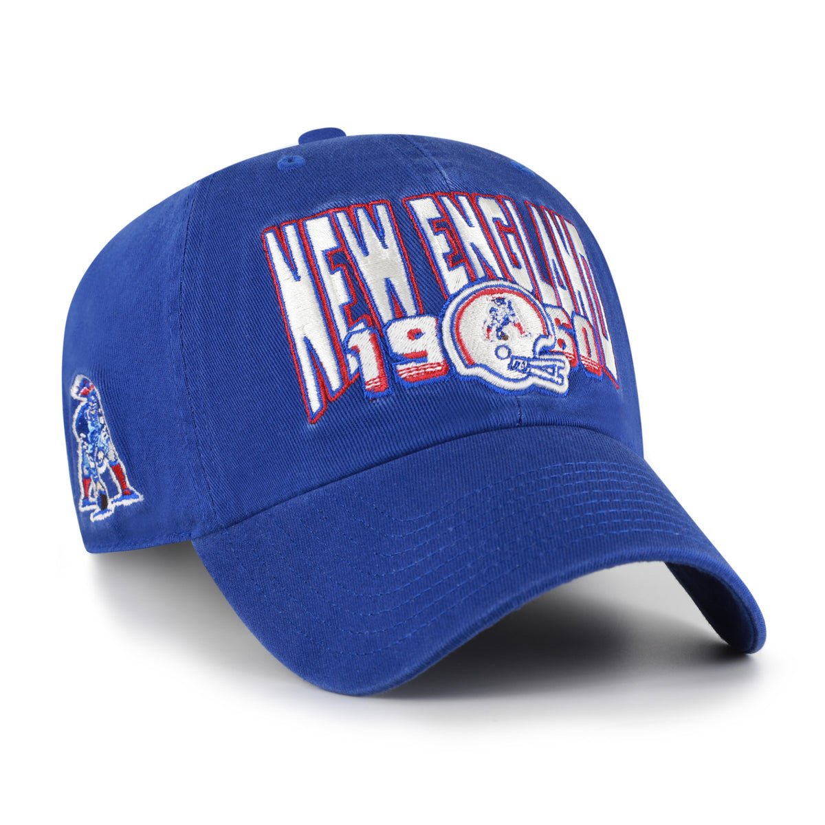 NEW ENGLAND PATRIOTS HISTORIC SCRIPT SIDE '47 CLEAN UP