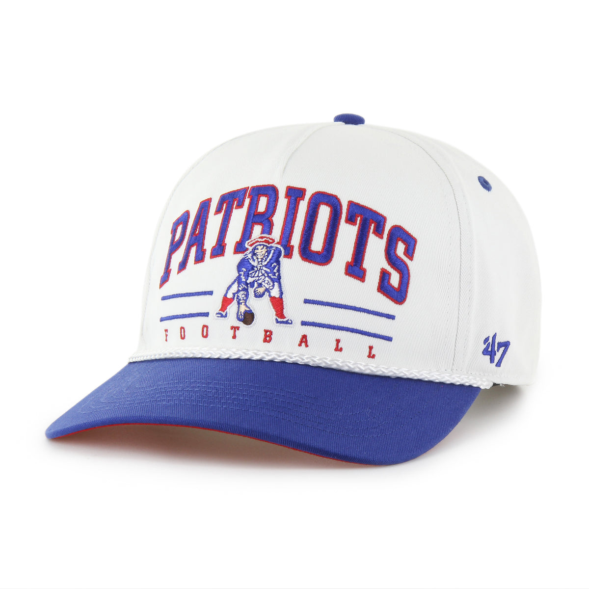 NEW ENGLAND PATRIOTS HISTORIC ROSCOE TWO TONE '47 HITCH RELAXED FIT
