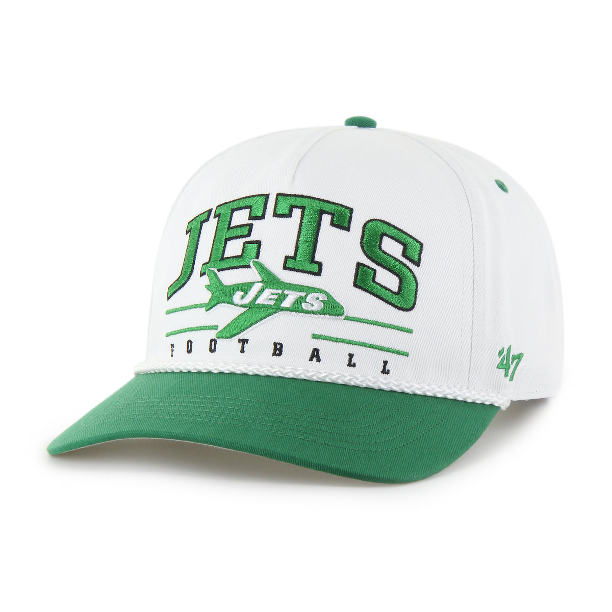 NEW YORK JETS HISTORIC ROSCOE TWO TONE '47 HITCH RELAXED FIT