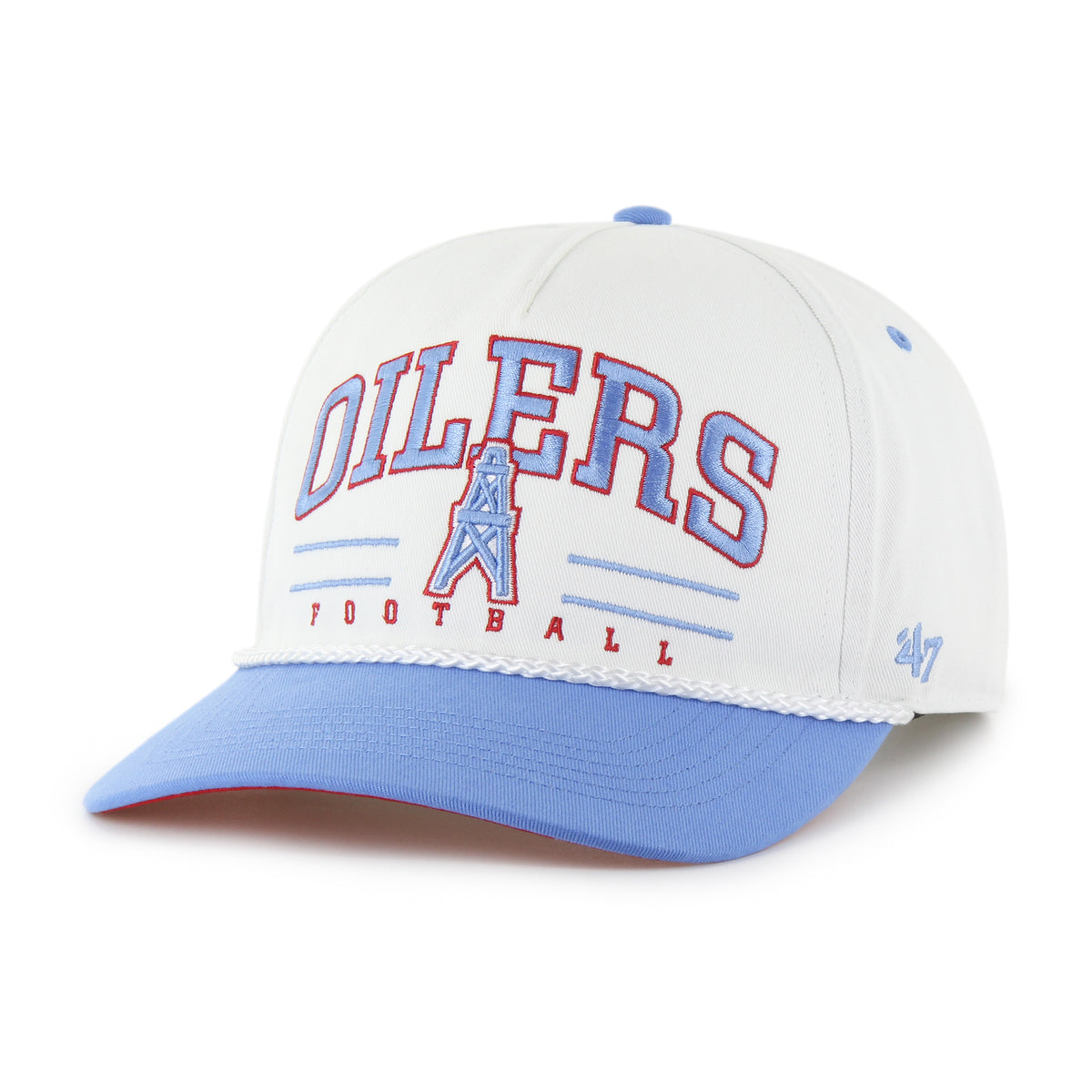 OILERS NFL HISTORIC ROSCOE TWO TONE '47 HITCH RELAXED FIT