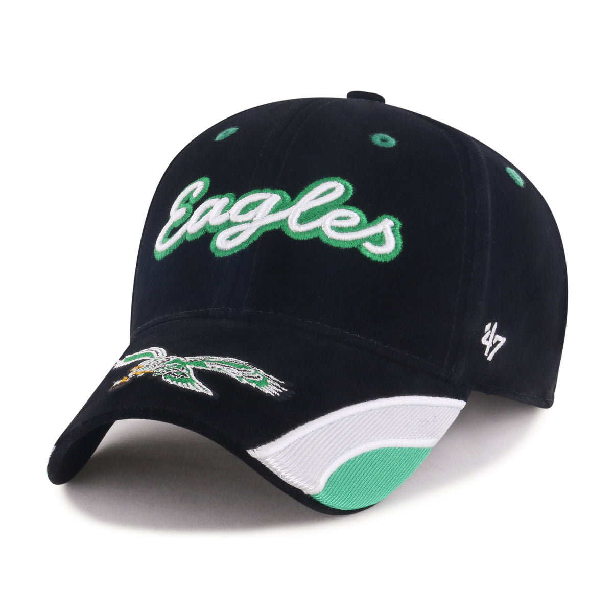 PHILADELPHIA EAGLES HISTORIC VELVET DENIM SCRIPT '47 WOMEN'S MVP