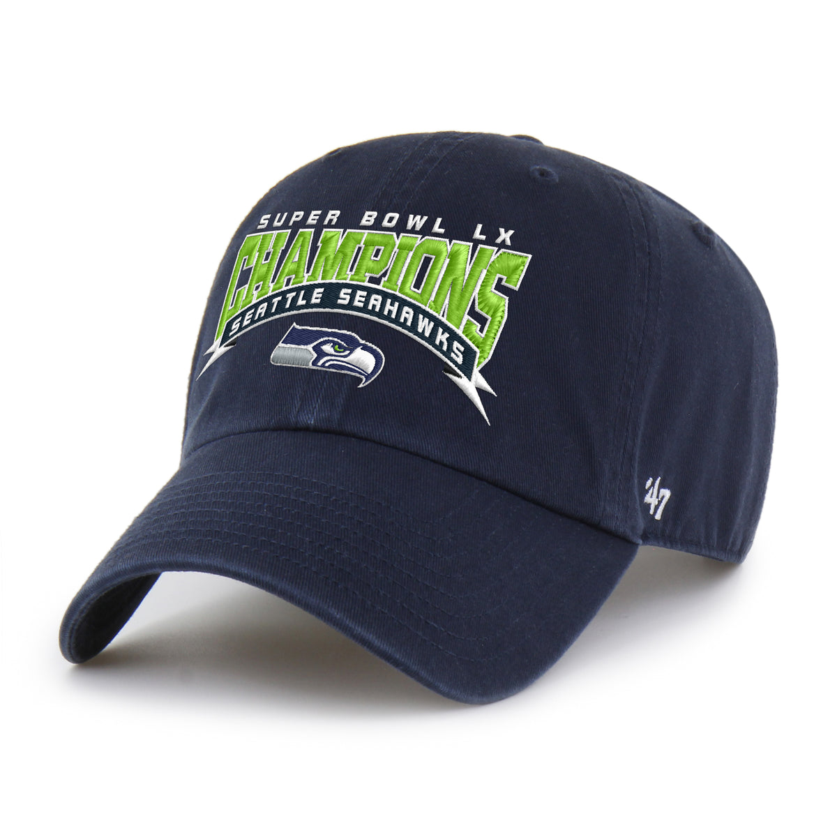 SEATTLE SEAHAWKS SUPER BOWL LX CHAMPIONS '47 CLEAN UP