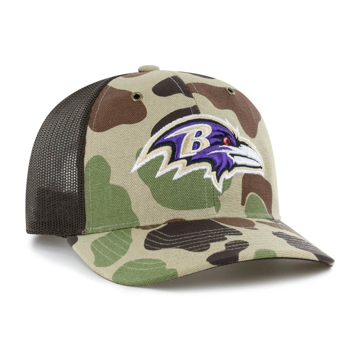 BALTIMORE RAVENS CARHARTT '47 TRUCKER RF RELAXED FIT