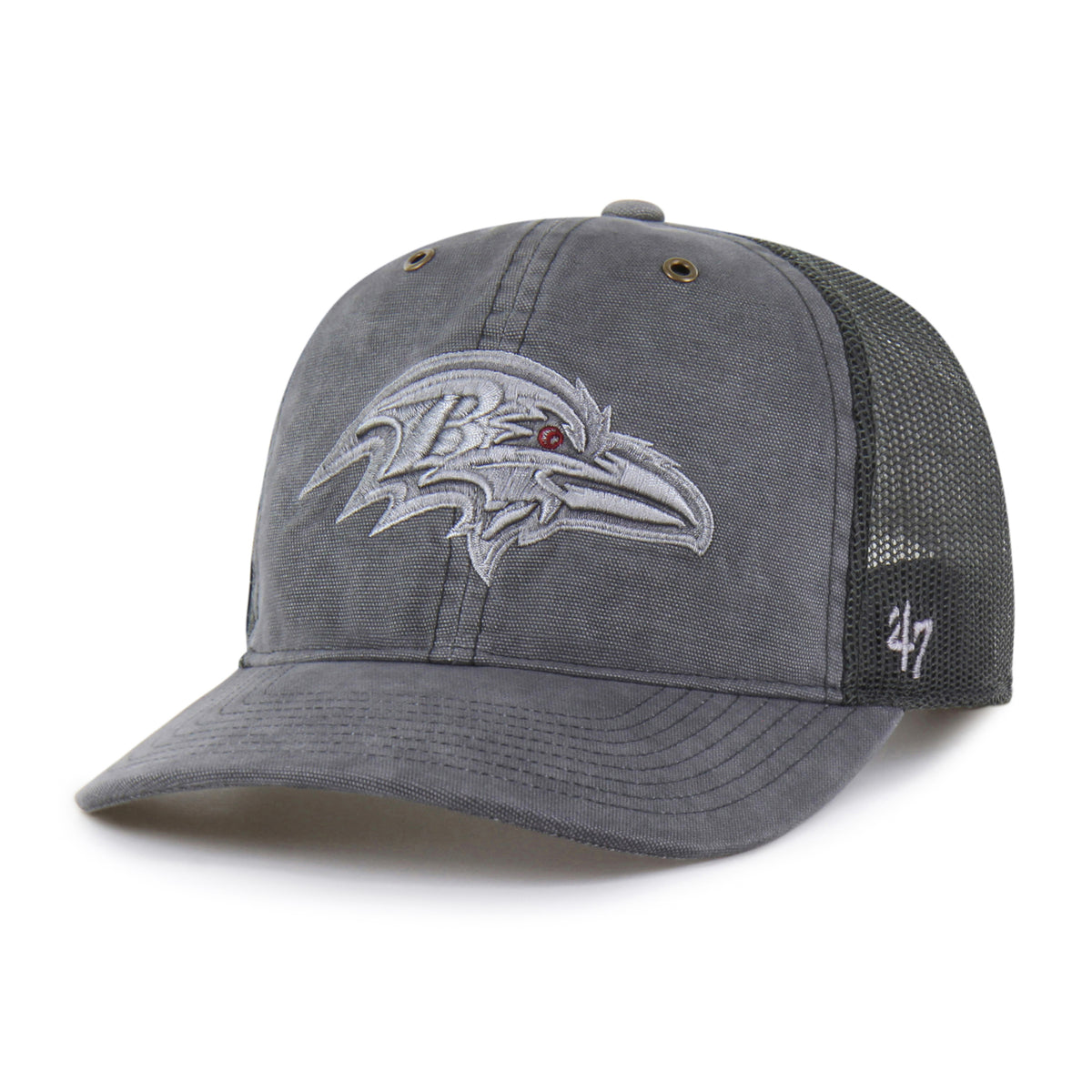 BALTIMORE RAVENS CARHARTT DYED '47 TRUCKER RF RELAXED FIT