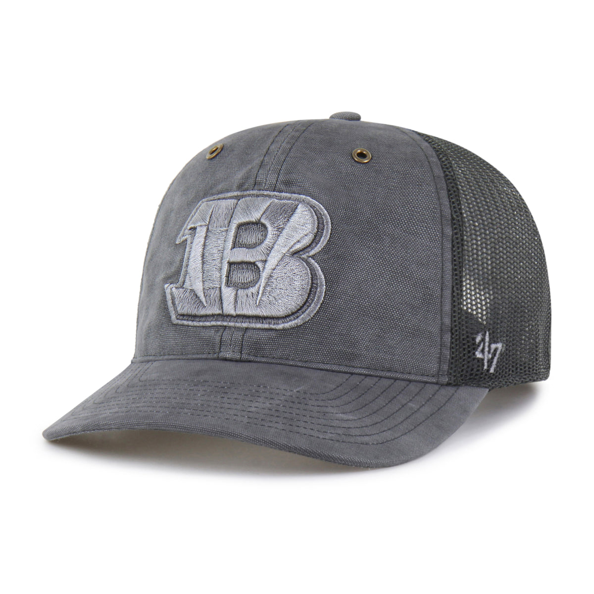 CINCINNATI BENGALS CARHARTT DYED '47 TRUCKER RF RELAXED FIT