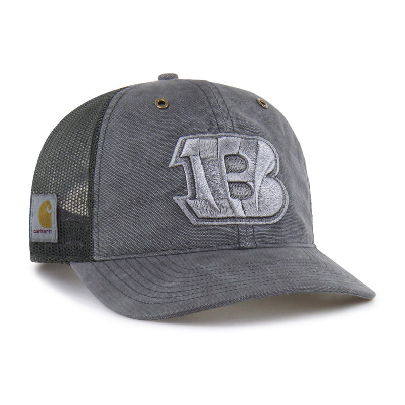 CINCINNATI BENGALS CARHARTT DYED '47 TRUCKER RF RELAXED FIT