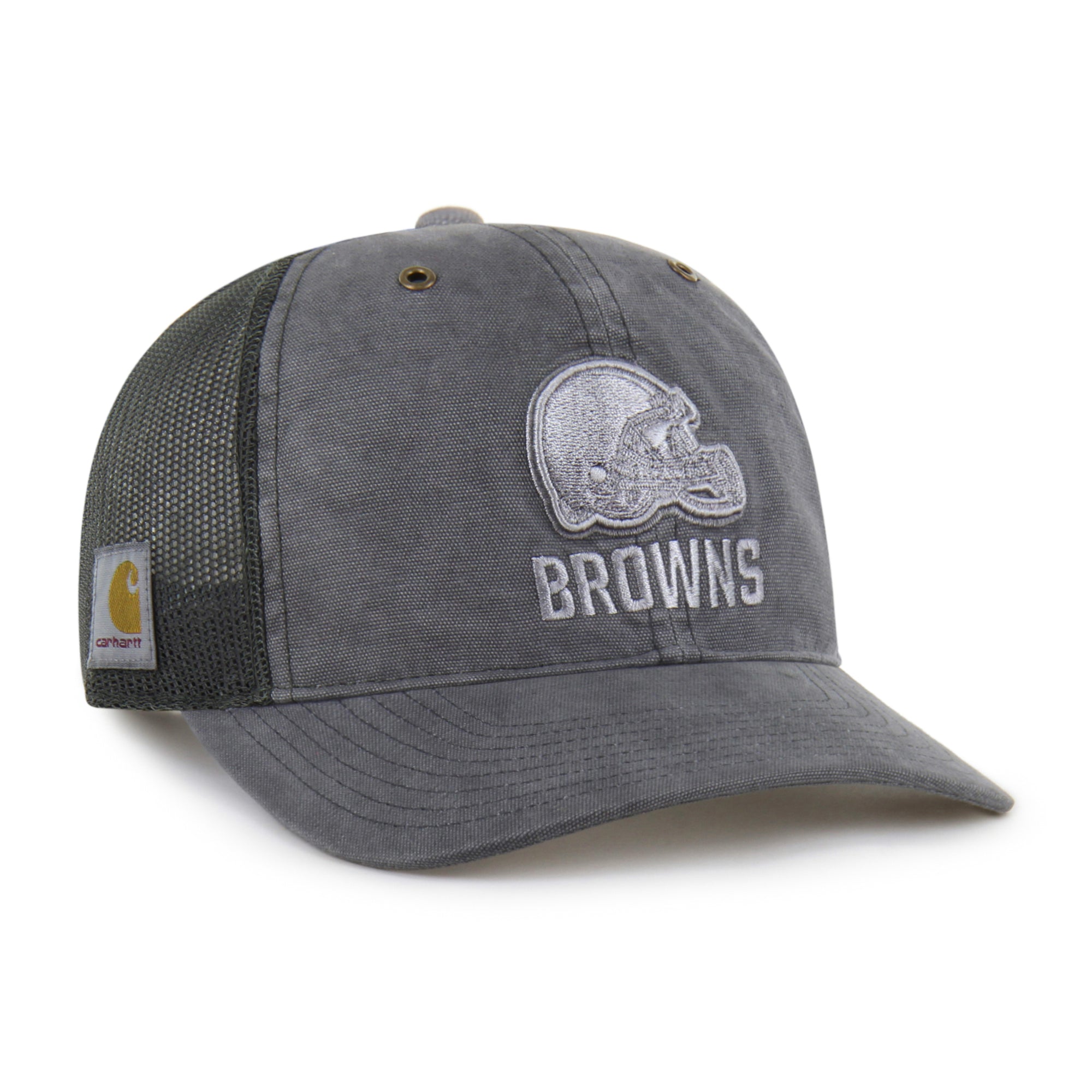 CLEVELAND BROWNS CARHARTT DYED '47 TRUCKER RF RELAXED FIT