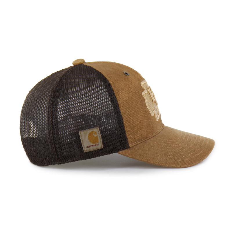 KANSAS CITY CHIEFS CARHARTT DYED '47 TRUCKER RF RELAXED FIT