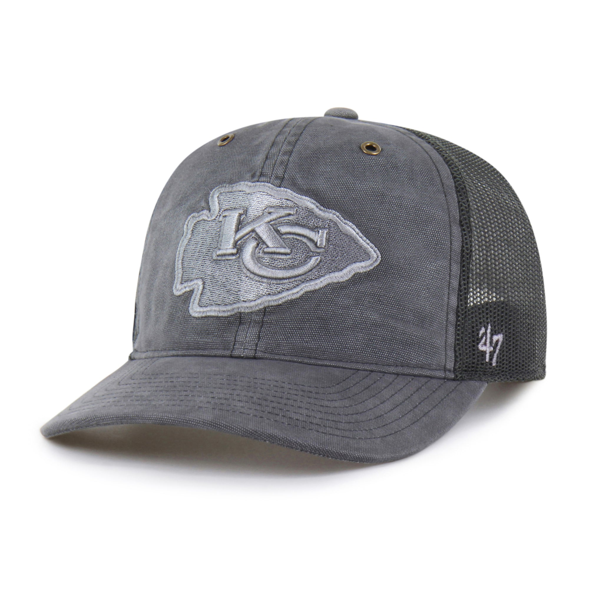 KANSAS CITY CHIEFS CARHARTT DYED '47 TRUCKER RF RELAXED FIT