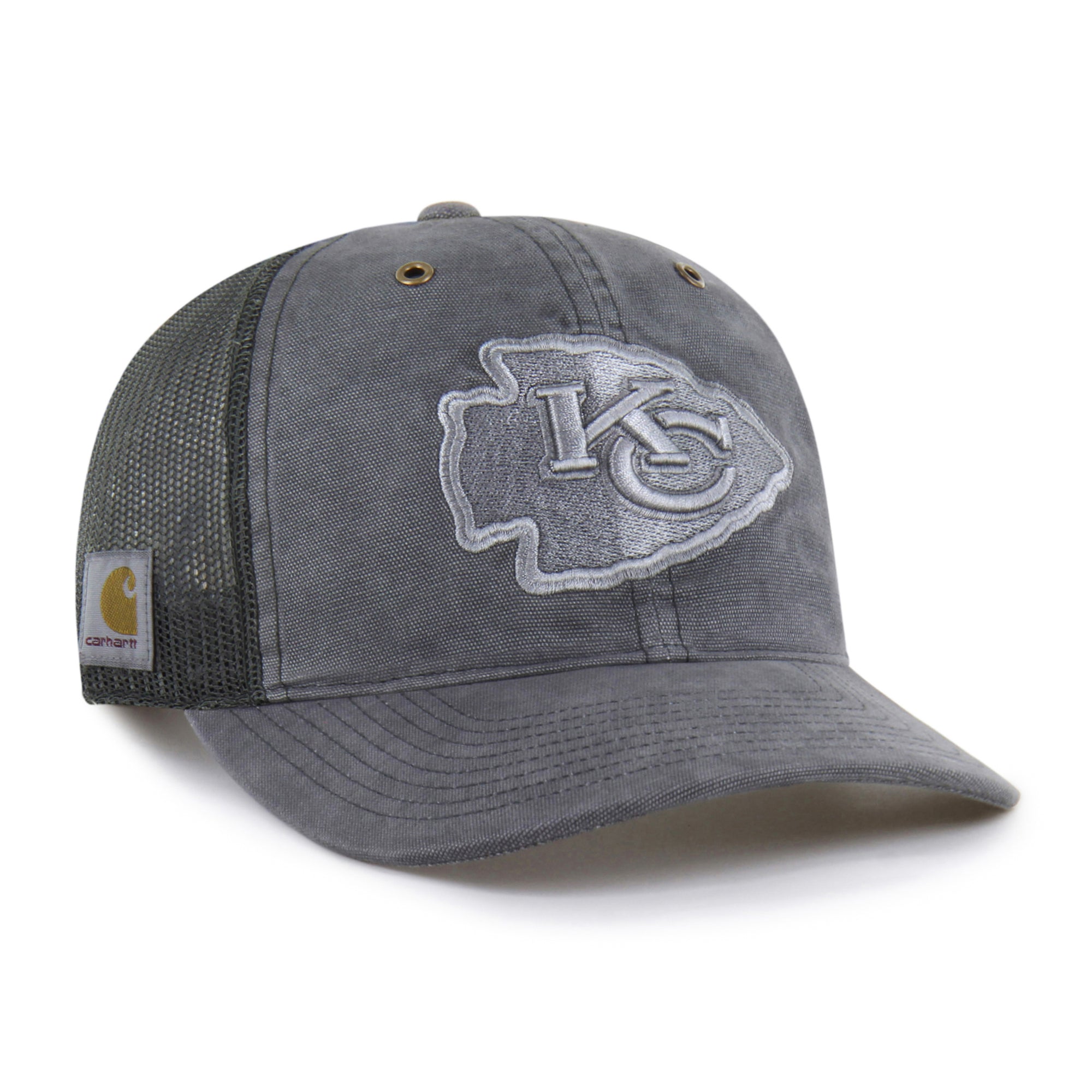 KANSAS CITY CHIEFS CARHARTT DYED '47 TRUCKER RF RELAXED FIT